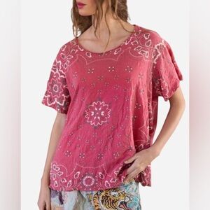 Magnolia Pearl Ranch Hand Handkerchief Tee OS
